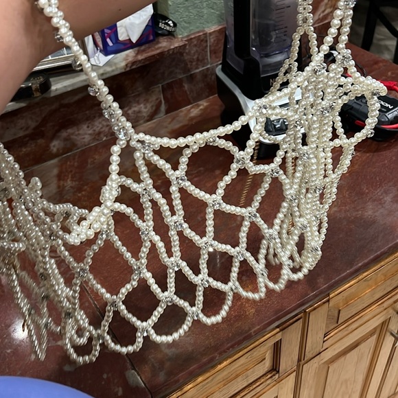 Show me your mumu pearl top, new with tags never worn! - Picture 1 of 3